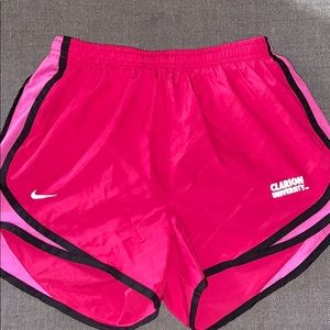 Clarion University Nike Dri Fit Pink Shorts